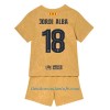 Conjunto (Camiseta+Pantalón Corto) FC Barcelona Jordi Alba 18 Segunda Equipación 2022-23 - Niño